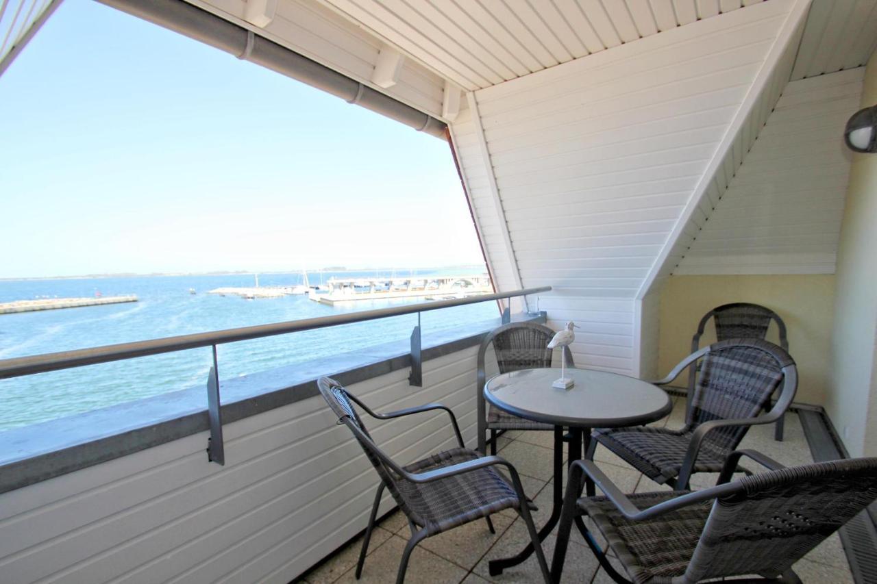 Hafennahe Ferienwohnung Mit Balkon Und Meerblick - Hafenhaeuser Wiek Wohnung 06 Wiek auf Rügen Zewnętrze zdjęcie